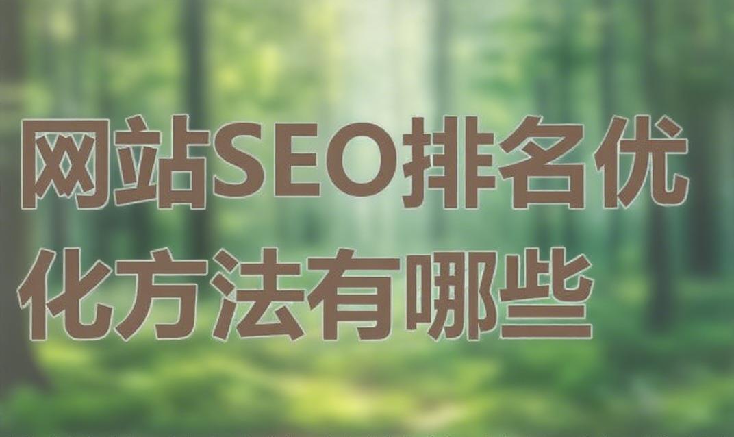 网站SEO排名优化方法有哪些